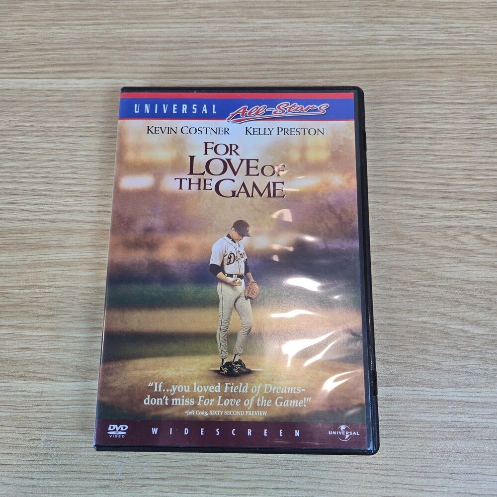 For the love of the game DVD - Kevin Costner